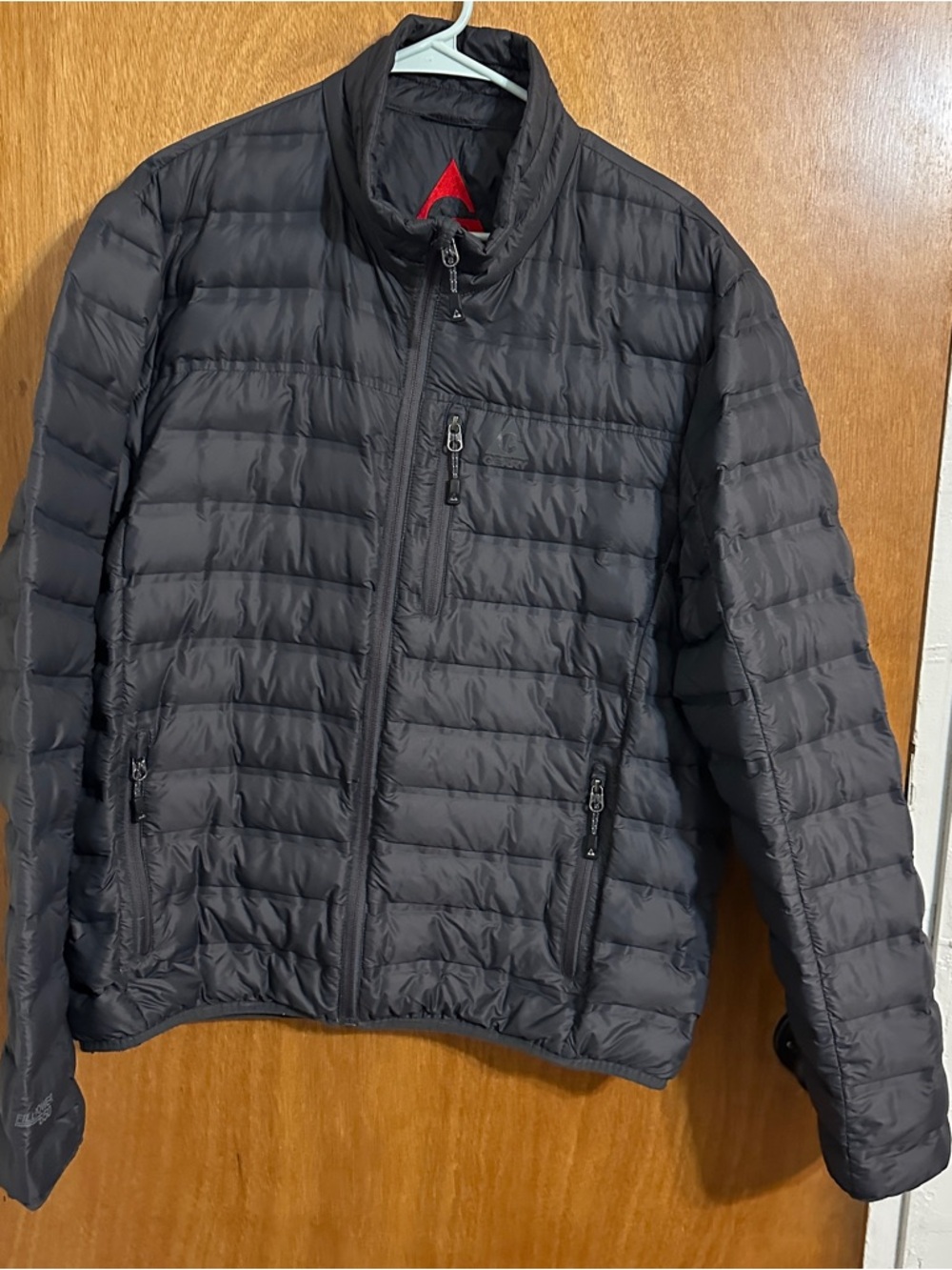Gerry Men's Large Lightweight Quilted Down Jacket - Gray